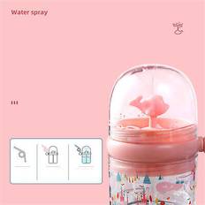 Whale spray water bottle infant sippy cup summer plastic children's water bgs