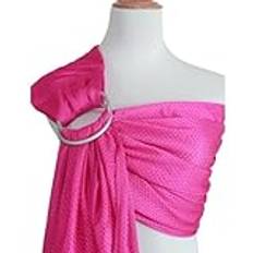 TOPIND Baby Water Ring Sling Carrier, Lightweight Breathable Mesh Baby Wrap Carrier for Infant, Perfect for Summer, Swimming, Pool (Pink)