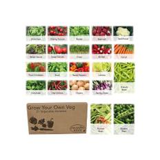 PRONTO SEED Vegetable Herb Bumper Pack for Planting Grow Your Own Kit Contains 21 Varieties of Vegetables 1700 Seeds Salad Mix Spicy Mix Peas/Beans