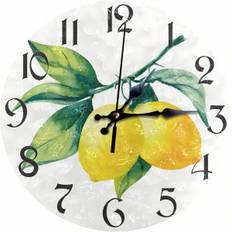 SHEIN PC D Beautiful And Stylish Round Wall Clock Waterproof And Scratch Resistant Dial Quartz Analog Silent Table Clock Perfect For Home Office School And