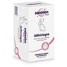 sanosan Breastfeeding pads, breathable and skin-friendly, pack of 30, invisible nursing pads with high absorbency, optimal protection for breastfeeding mothers.