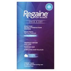 Regaine for women once a day extra strength scalp foam - 8 month supply