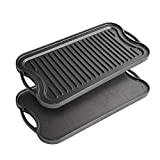  CUKOR Cast iron Grill Griddle,Grill Pan for Indoor