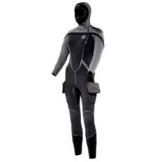 Apeks Thermiq Adv. Women's 8/7mm Wetsuit - Yes, it has pockets! - MD
