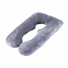 SHEIN pc Gray Washable UShaped Pregnancy Pillow Large Waist Cushion And Body Pillow