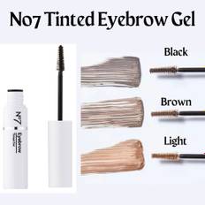 No7 eyebrow tinted gel 3.7ml. light/brown/black brand & sealedfree delivery
