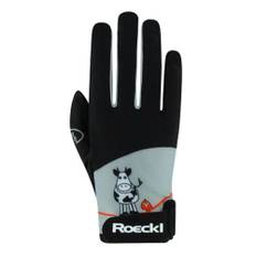 Roeckl Junior Kansas Glove, Black / 4 | Black