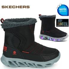 Boys skechers winter boots warm waterproof light up mucker kids wellingtons size