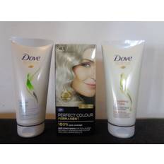 Boots 10.1 blonde hair colour + dove conditioner + dove hair fall conditioner