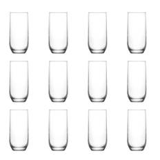 Highball Tall Cocktail Glasses. Water Juice Party Drink. (Pack of 12) (415 ml)