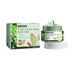 Green Tea Anti Aging Hand Mask Hydrating Exfoliating Nourish Whitening Skin Dry Cracked Wrinkle Hand Film Hands Care