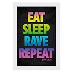 All+Every Fatboy Slim Eat Sleep Rave Repeat A3 Print Poster Wall Art