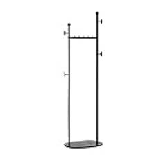 coat stand Clothes Rack Clothes Rack Floor Standing Clothes Rack Marble Base Boutique Clothes Rack Bedroom Wardrobe for Clothes Boxes and Shoes/Black wwyy