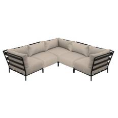 Brick Outdoor Modular Sofa - Beige - TRIMM Copenhagen - Brick Pouf Module