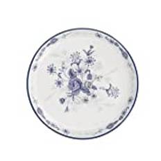 London Pottery Blue Rose Cake Plate