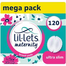 Lil-lets Maternity Breast Pads | 120 x Breast Pads | Ultra Slim & Absorbent, Super Soft & Secure Nursing Pads | 4 Packs of 30 Pads