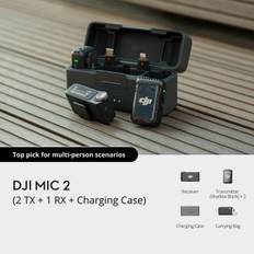 Dji mic 2 2-person digital wireless mic system/rec for cameras and smartphones
