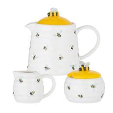 Price & Kensington Sweet Bee Teapot, Milk Jug & Sugar Bowl Afternoon Tea Set