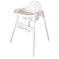 Bebe Style Classic 2-in-1 Highchair with 5 Point Safety Harness, IS6HCWHITE