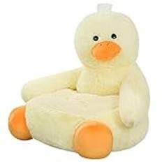 Blogiiup Toddler Chair Toddler Recliner Chair Kids Sofa Cute Cartoon Duck Toddler Armchair Plush Animal Play Sofa for Baby Bedroom Furniture Home Decor 20x20x18 Inch (Duck)