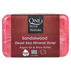 One with Nature, Dead Sea Mineral Bar Soap, Sandalwood, 7 oz (198 g)