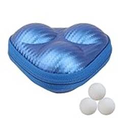 Golf Ball Pouch,Waterproof Golf Ball Storage Bag | Hard Box Zippered Golf Pouch, Versatile Ping Pong Ball Bag, Golf Accessories Organizer