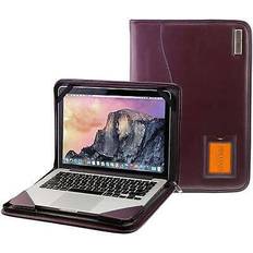 Broonel purple leather case for lenovo thinkbook 16"p gen 4 16" laptop