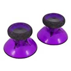 Thumbsticks Thumb Grip Stick for Microsoft Xbox One Game System Controller Console (Clear Purple)