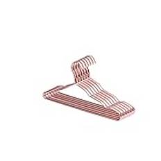 VOSMII coat hanger Hanger Hook Household Non-slip Seamless Clothes Rack Clothes Hanger Hangs Not Made Of Steel(Pink)