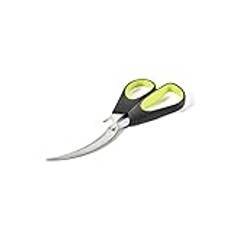XCVFBVG Kitchen Scissors Kitchen Tool Multifunctional Scissors Stainless Steel Chicken Bone Fish Knife Fish Scale Clean Chef Utility Knife Seafood Scissors(Color:Green)