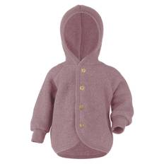 Engel Organic Wool Fleece Jacket - Rosewood Melange - 1-2 Years / 86-92