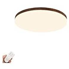 Chandelier Round Light Luxury Ceiling Light LED Three-Tone Light Dimming Chandelier Romantic Semi Flush Mount Ceiling Lamps for Living Room Bedroom Kitche-Warm Light 26x6cm ( Color : No Aurora Distrau