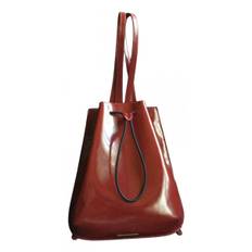 Furla Leather backpack - burgundy