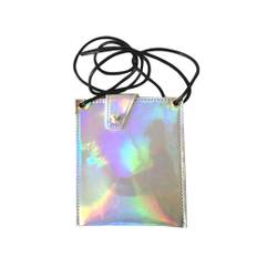 Holographic clutch bag hologram handbag purse miss women's giveaway