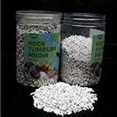 4 Pound Rock Tumbling Ceramic Filler Media 1/8" X 1/4" Small Cylinder Ceramic Tumbling Tumbler Media - 4LBS for use in Rotating Tumblers