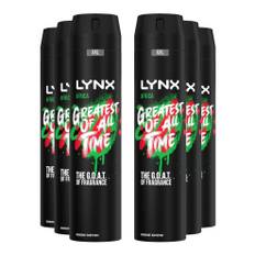 Lynx XXL 48H Fresh Deodorant Body Spray, Africa, 6 Pack, 250ml