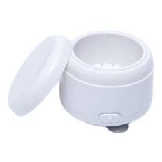 Mini ultrasonic jewelry cleaner with basket for silver eyeglasses earrings