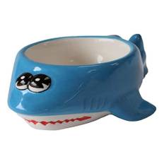 Crockery Critters Egg Cup - Shark from Cute ceramic animal shaped egg cups for children and adults.