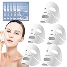 KMOCEPLY Bio Collagen Face Mask Overnigh Bio Collagen Face Mask Set Bio Collagen Real Deep Mask Face Masks Beauty Sheet Mask Hydrating Mask Nourishing Face Care Collagen Deep Hydrating (5Pcs)