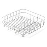 Addis Premium Soft Touch Dish Draining Rack, Black / Grey