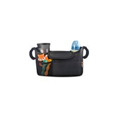 Buggy Organiser for Stroller, Pram & Pushchair - Keep All Your Essentials at Your Fingertips, Pram Handlebar Bag with Cup Holders. Universal Fit -