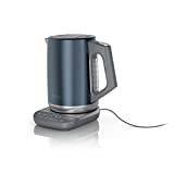  Ninja KT200BL Precision Temperature Electric Kettle, 1500  watts, BPA Free, Stainless, 7-Cup Capacity, Hold Temp Setting, Blue  Stainless: Home & Kitchen