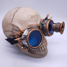Funky steampunk goggles photo props colored lenses cosplay eyewear cyberpunk