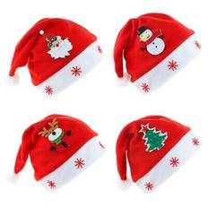 Carnivals christmas hat cosplay santa hat holiday hat unisex plush comfort hats