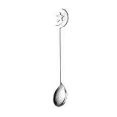 Seahorse/Star-Moon Dessert Fork Spoon Stainless Steel Stirring Spoons Fruit Salad Forks for Home Bistro Bar Party Long Stirring Spoon for Drinks Hot Tea Mix Drink Coffee