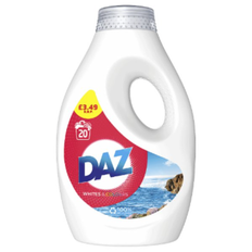 DAZ Washing Liquid 700 ML 20 Washes, Whites & Colours x Case of 4