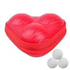 Generic Golf Pouch Bag | Portable Golf Ball Carrier Bag | Hard Box, Lightweight Ping Pong Ball Bag, Golf Accessories, Zippered Golf Pouch for Golfer