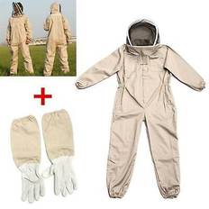 Professional body suit farm unisex outfit with glove veil hood