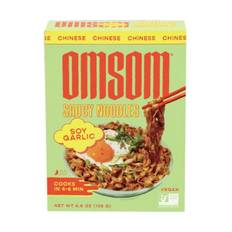 Omsom - Saucy Noodles, 4.8oz | Multiple Flavors - Soy Garlic