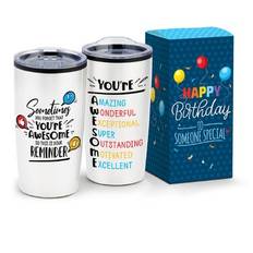 You're Awesome Teton Stainless-Steel Tumbler 20-Oz. in Happy Birthday Gift Box